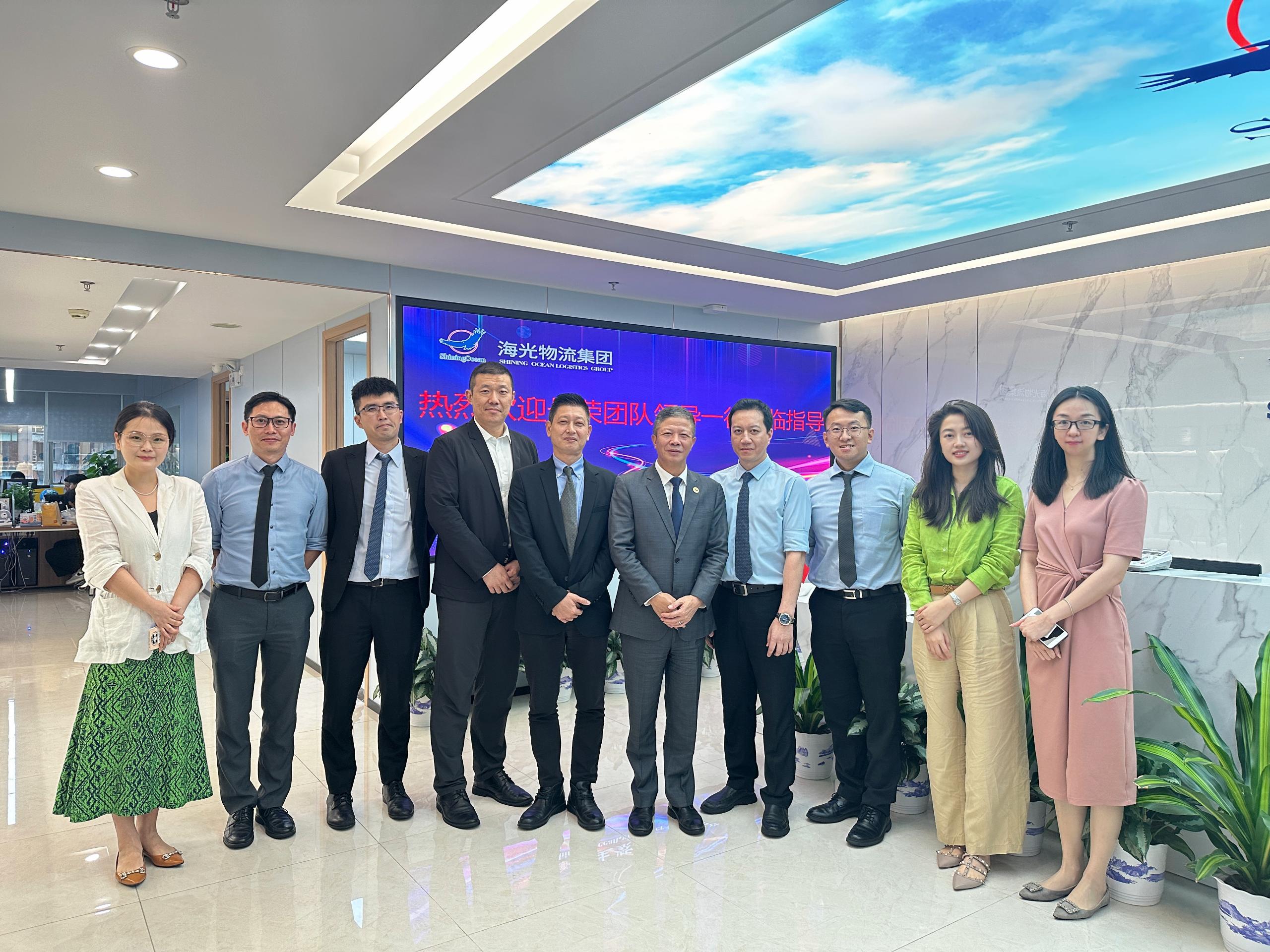 EMC team leaders visited the Shining Ocean headquarters